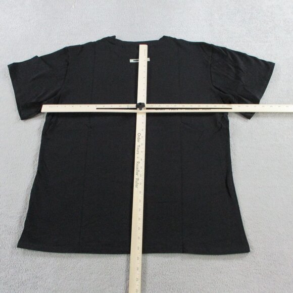 Fear of God Essentials Shirt Adult XL Black Crewneck Cotton Logo Tee  NWT NEW - Picture 5 of 9